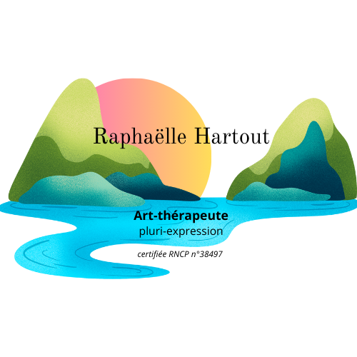 Logo de Raphaëlle Hartout, art-thérapeute pluri-expression, certifiée RNCP n° 38497